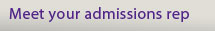 Meet your admissions rep