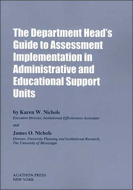 The department head's guide to assessment implementation