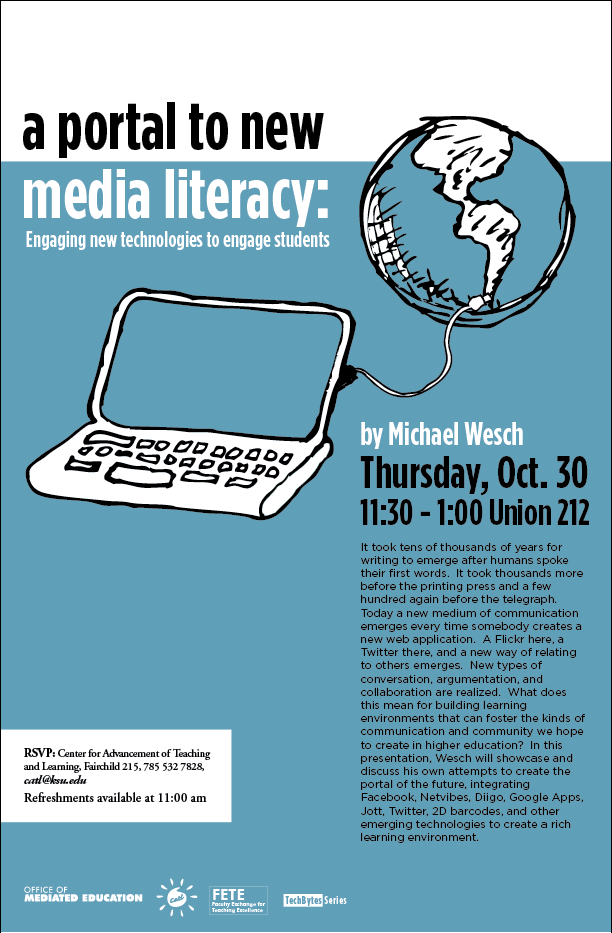 Michael Wesch presentation poster