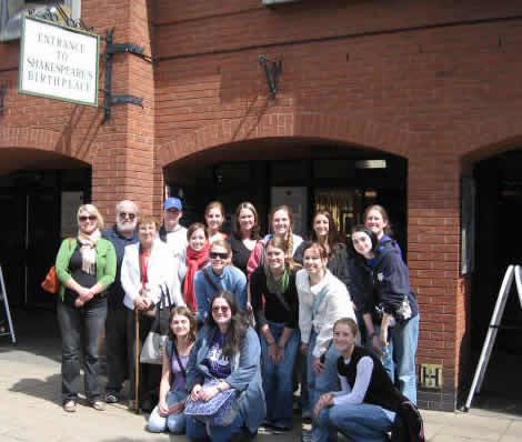 A visit to Shakespeare's birthplace