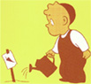 The little boy
