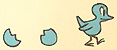 The happy egg becomes a happy bird.