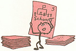 Page five -- draw where you go to school.