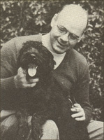 Crockett Johnson and another dog, 1955