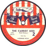 Carrot Seed 78, record label: side 2