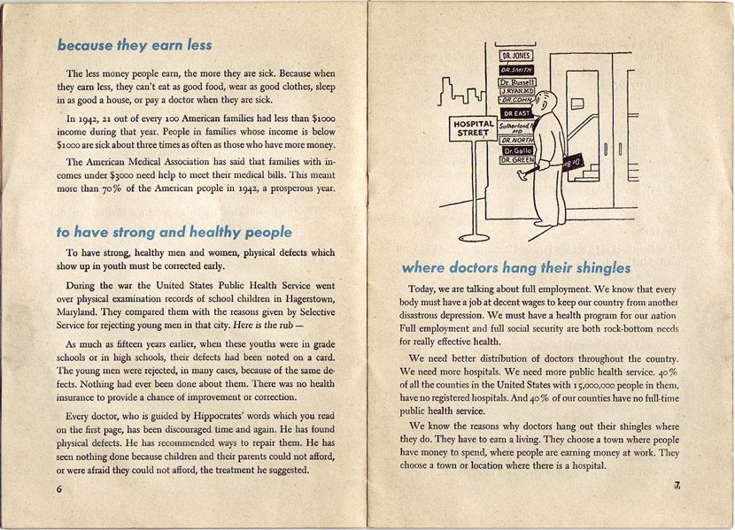 For the People's Health, pages 6-7