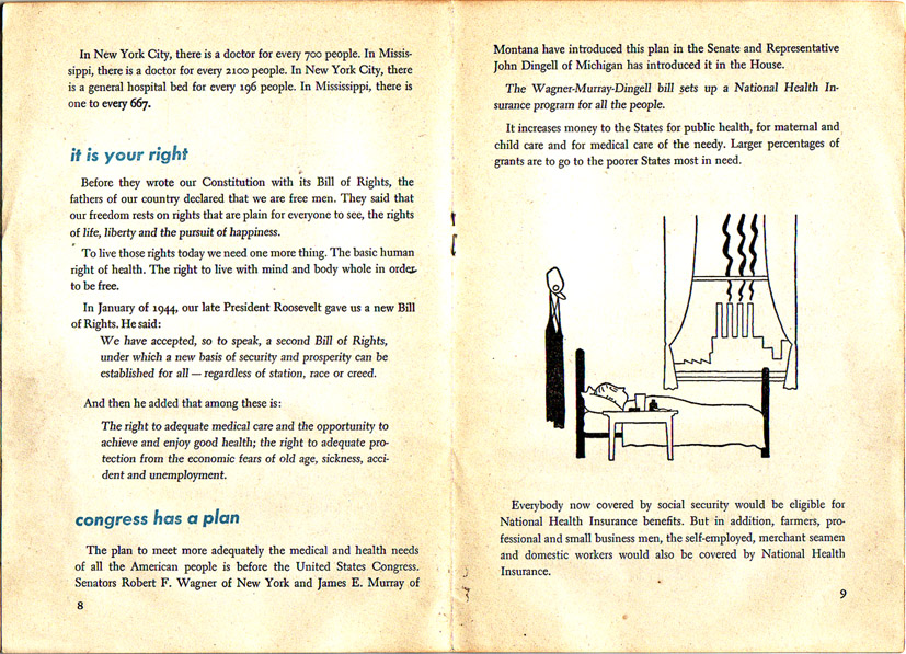 For the People's Health, pages 8-9