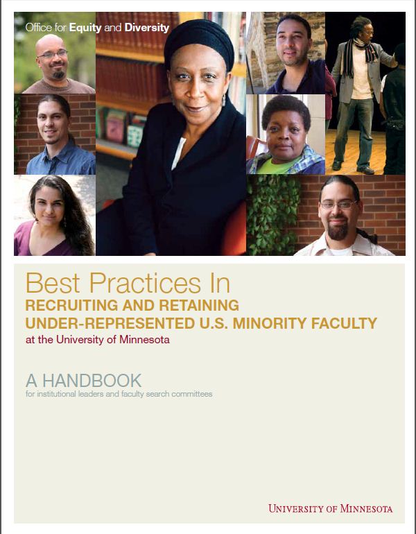 best practices for equity and diversity with diverse faculty