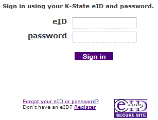 screen shot of 
sign in input area
