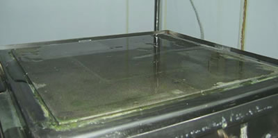 flooding the hot plate