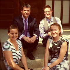 Pictured, from top left: Gregory Eiselein, Mariya Vaughan, Mandi McKinley and Kylie Kinley