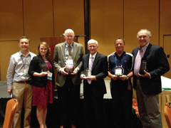Awards winners at the ACHE conference