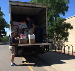 More than 7 tons of paper materials were collected.