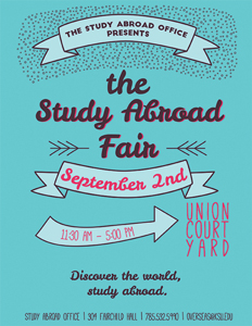 Study Abroad Fair Flyer