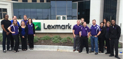 MIS Club Members at Lexmark