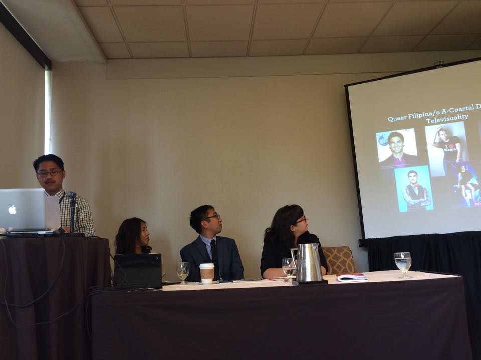 Tom Sarmiento presenting at the 2015 American Studies Association Conference