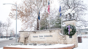 K-State in the winter. 