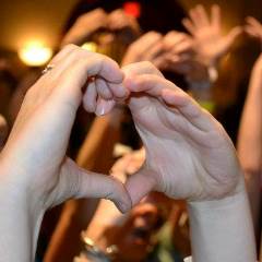 Heart Hands Crowd