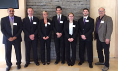 photo of IBA team and faculty advisors