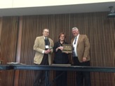 Judge Wilson and Terrie McCants receiving President's Award