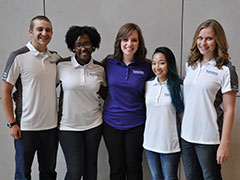 The College of Business advising assistant team. 