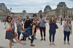 Purple Pride On Display At The Louvre