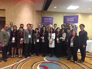 K-State Department of Hospitality faculty and graduate students at the conference.