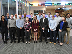 Award winners for the K-State Sports Marketing Analytics contest