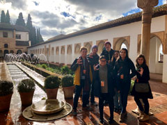 K-State students in Spain