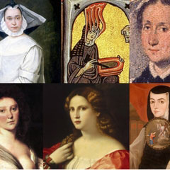 A collage of women composers