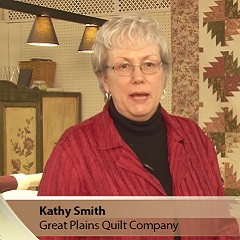 Kathy Smith, Great Plains Quilt Company owner & SBDC client Kathy Smith, Great Plains Quilt Company owner & SBDC client