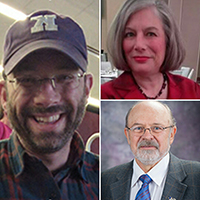 Sanderson, left,  Lynn-Sherow, top right, and Sherow, bottom right