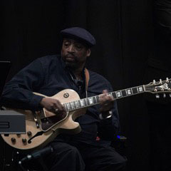 Goins with his guitar Goins with his guitar