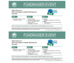 Fundraiser flier