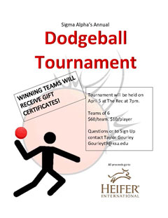 Flier for tournament