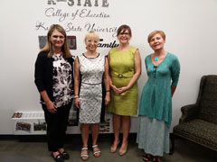 Debbie Mercer, Izabella Pisarek, Susan Yelich Biniecki and Marzanna Pogorzelska