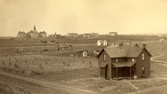 Campus in 1885