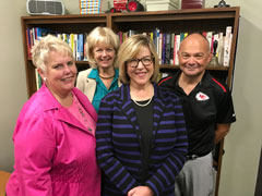 Lou Ann Getz, Tonnie Martinez, Todd Goodson and Susan Erichsen