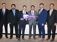 From left to right: Dan Minick, Timothy Lillis,Lawson Roberts, Alex Grey, Brock Steinert, Brandon Savage