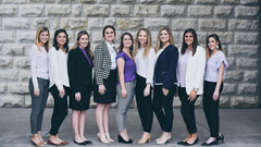 The 2018 Panhellenic board of directors. The 2018 Panhellenic board of directors.