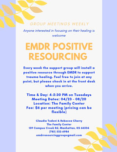 EMDR Positive Resourcing Group Flyer EMDR Positive Resourcing Group Flyer
