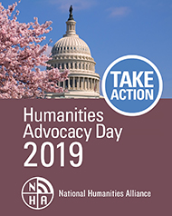 Humanities Advocacy Day 2019 ad
