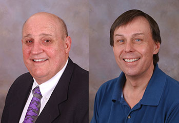 Photos of Dr. Peter Mudrack and Dr. Richard Ott