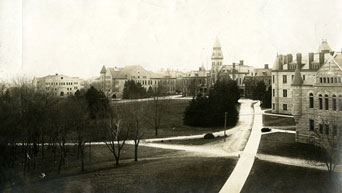 Campus looking southwest