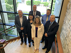 Keynote speakers and leaders and organizers of the inaugural Rural Education Summit at Kansas State University. 