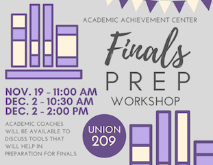 Fall 2019 Finals Prep Flyer