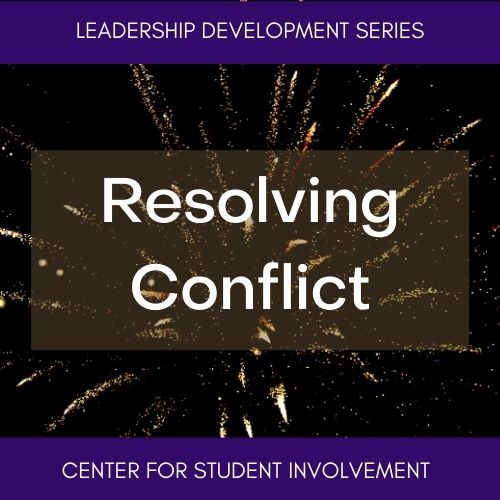 resolving conflict