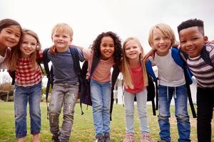 Children together ready for school Children together ready for school