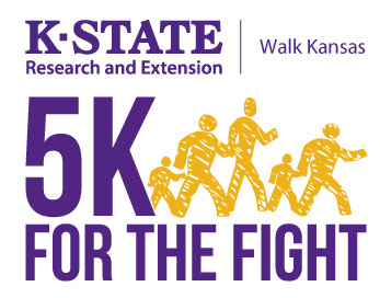 Walk Kansas 5K for the Fight logo Walk Kansas 5K for the Fight logo