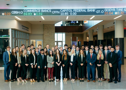 Finance Scholars Group Photo